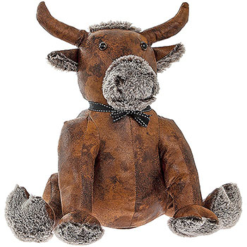 Antique Pals Doorstop Bull